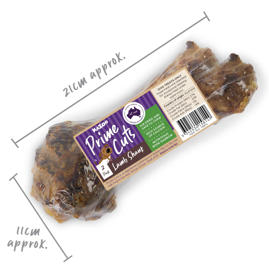 Aussie Lamb Shank Dog Treats - 2pk - Image 3