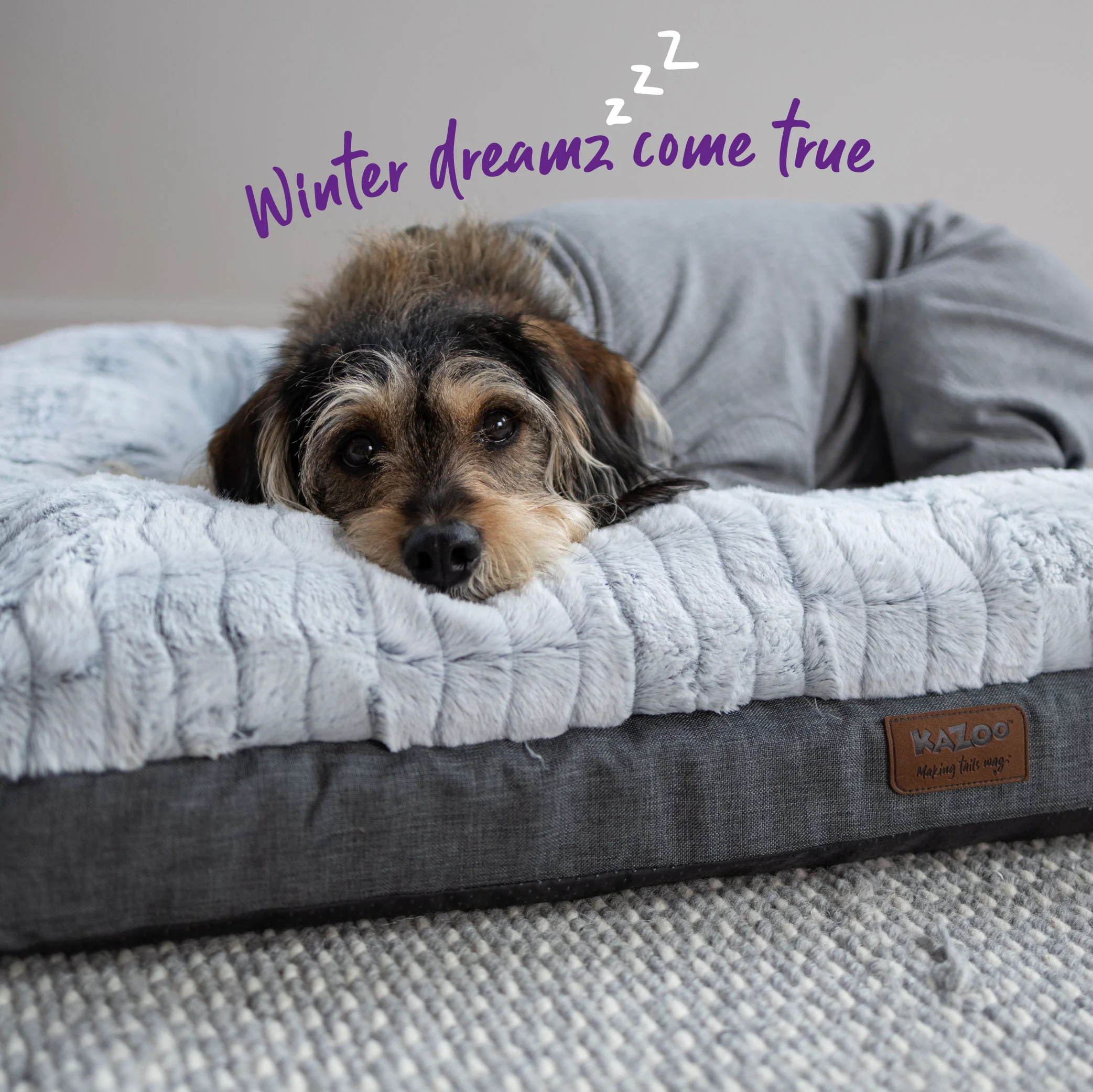 Long John Dog Pyjamas - Grey - Image 8