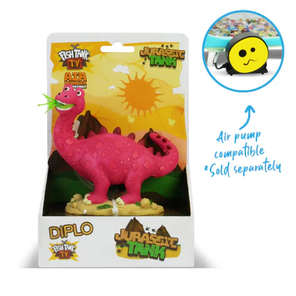 Long Neck Dinosaur Aquarium Ornament - Image 4