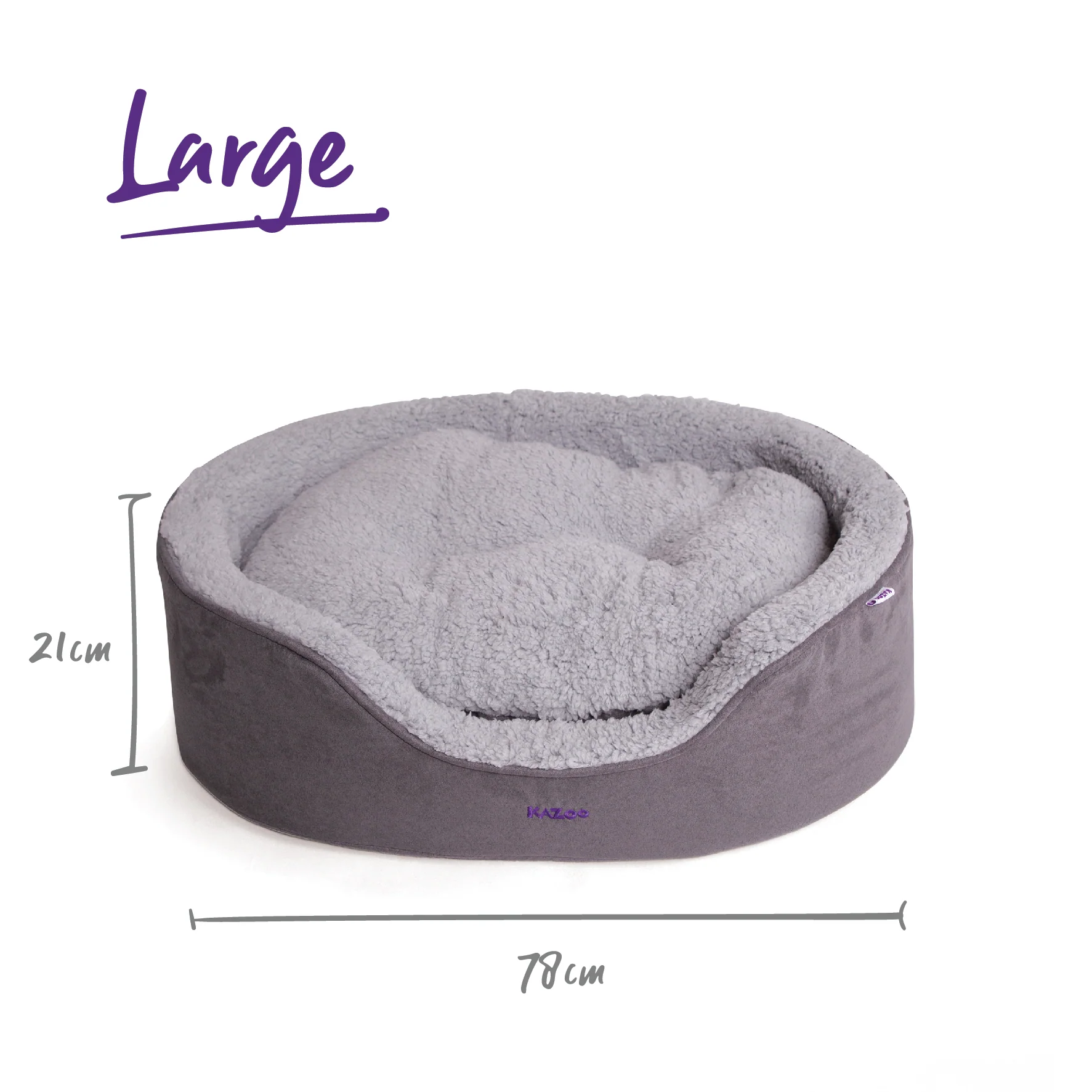 Manhattan Bed - Grey & White - Cat - Image 10
