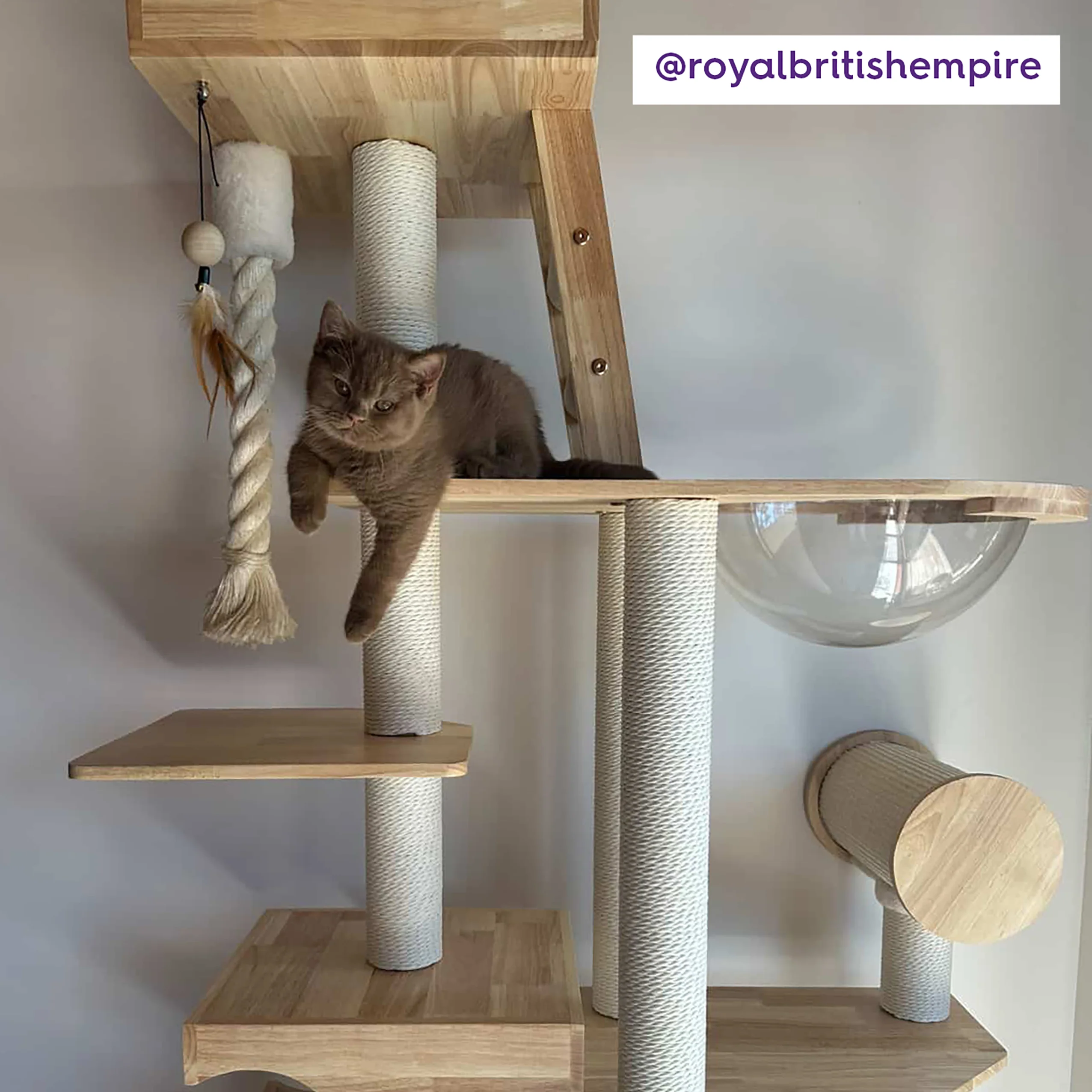 Multi Level Scandi Cat Tower - Image 2