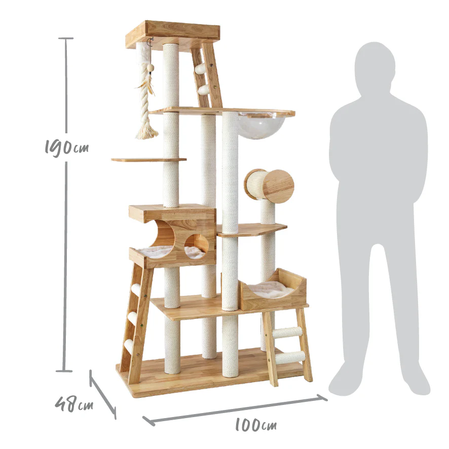 Multi Level Scandi Cat Tower - Image 6