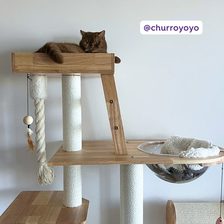 Multi Level Scandi Cat Tower - Image 7