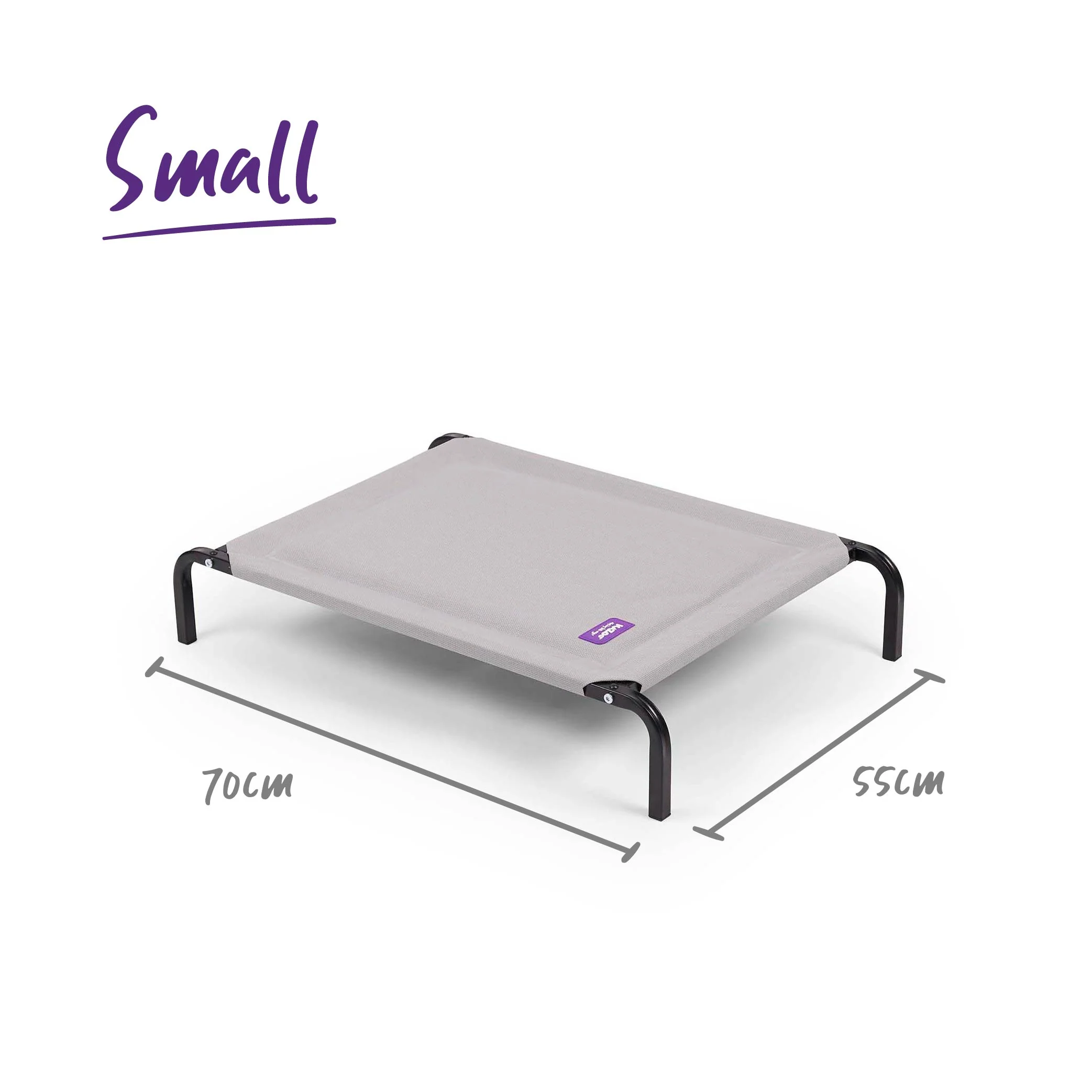 Pillow Top Outdoor Dog Bed - Ash Grey - Image 7