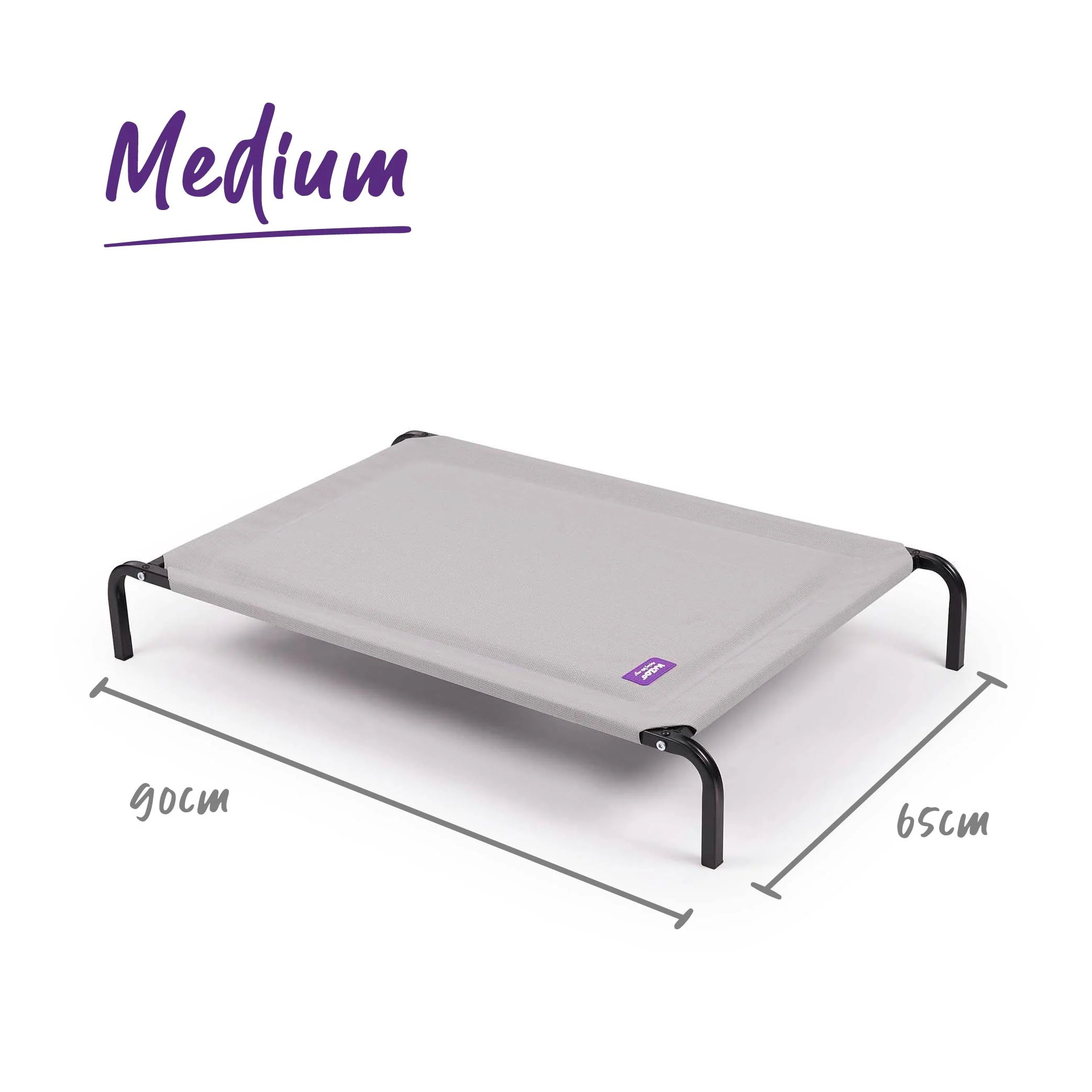 Pillow Top Outdoor Dog Bed - Ash Grey - Image 8