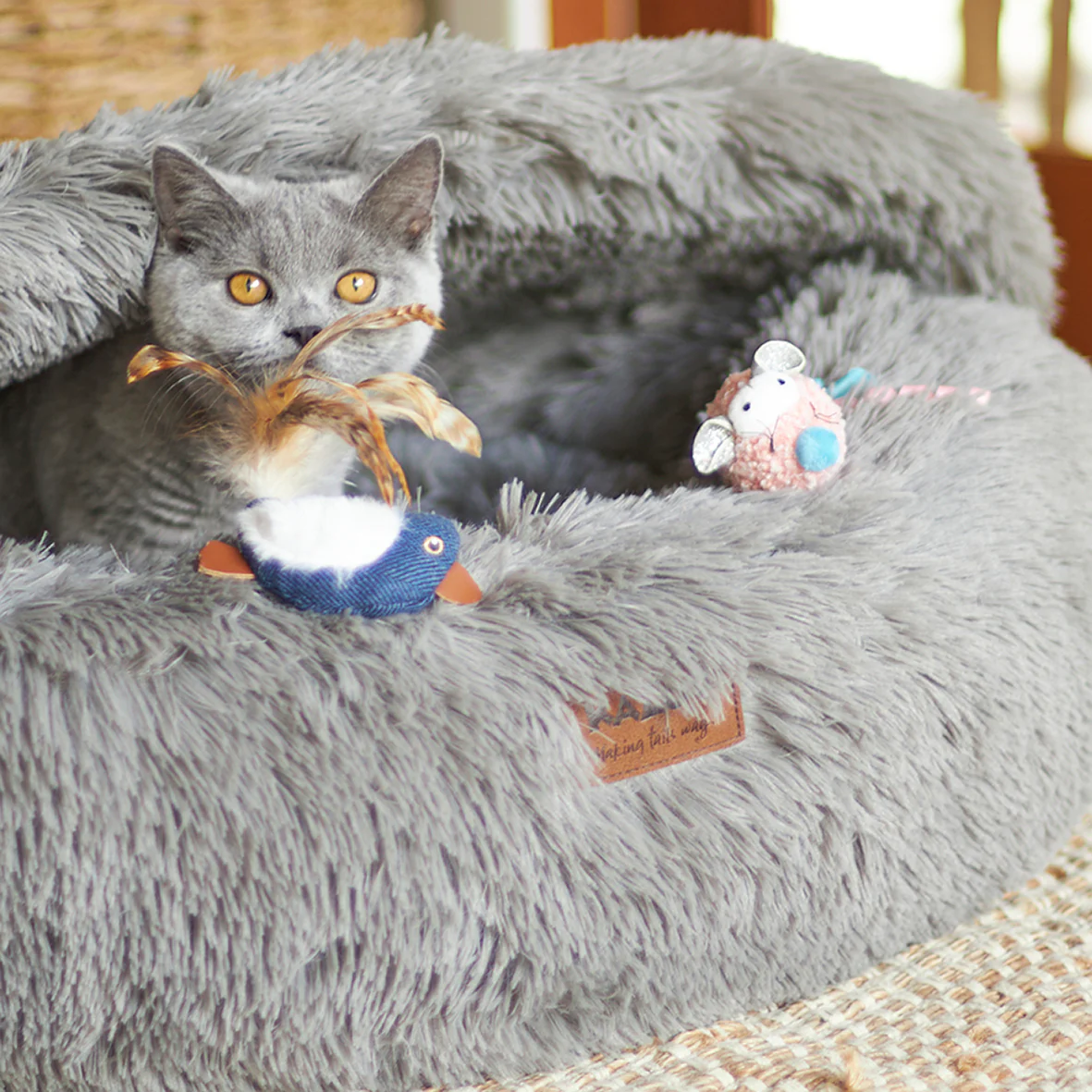 Pinky Mouse with sound chip and catnip - Image 8