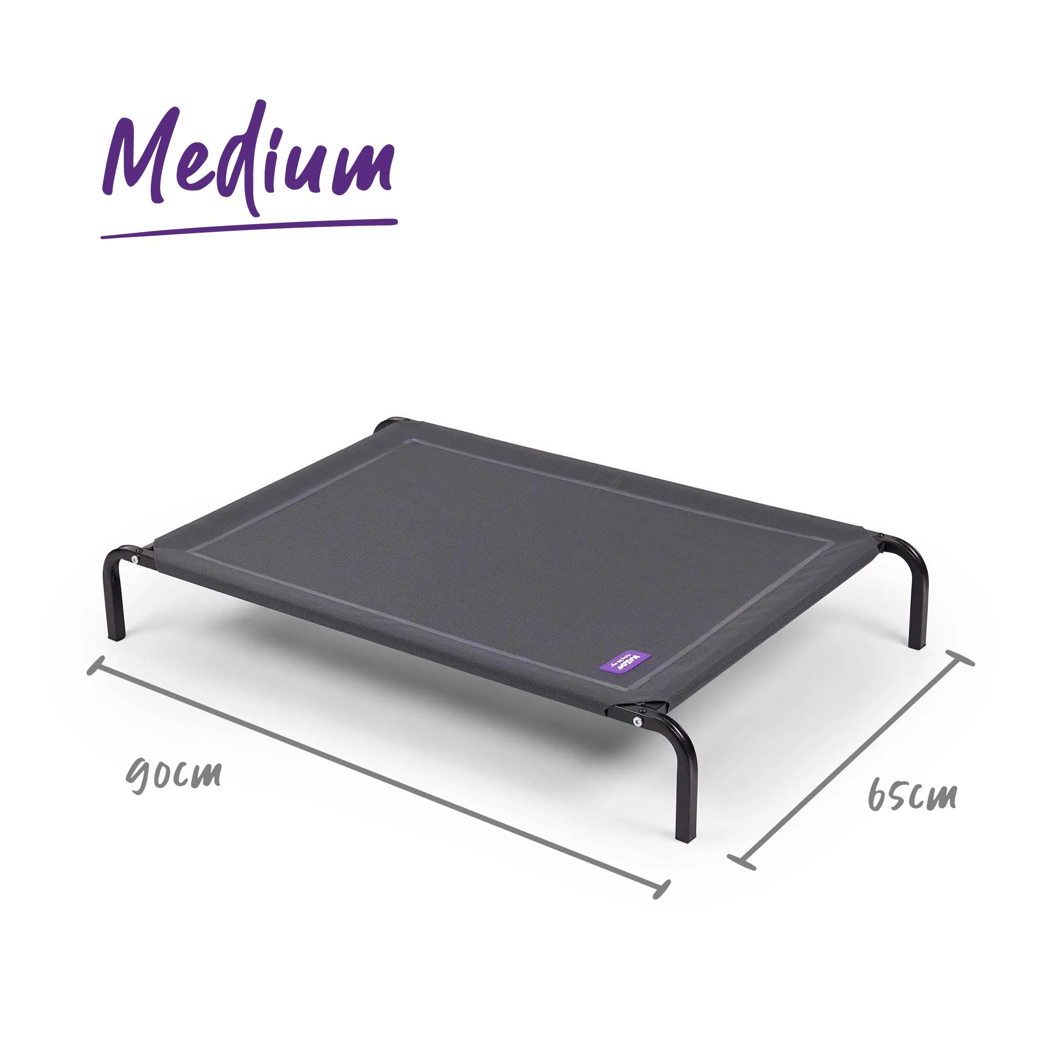 Premium Outdoor Dog Bed - Charcoal - Image 13