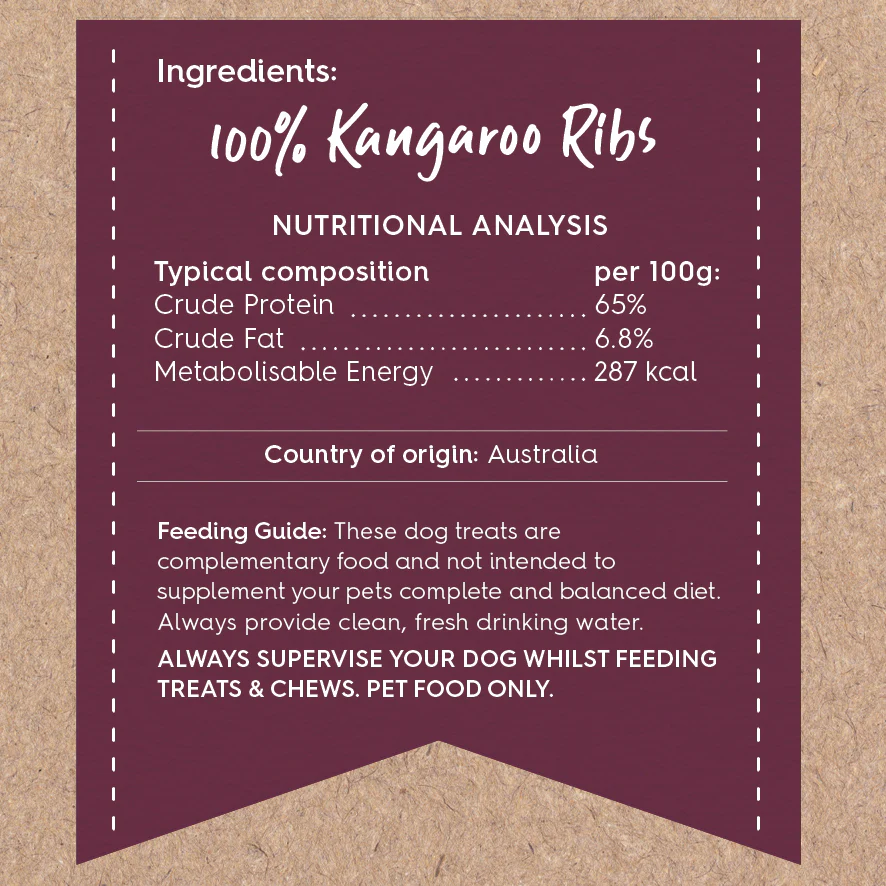 Aussie Kangaroo Ribs Value Pack - 1kg - Image 5