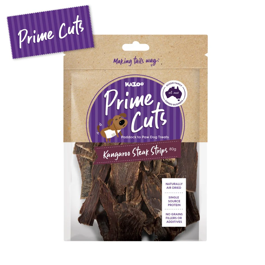 Aussie Kangaroo Steak Strips Dog Treat - Image 12