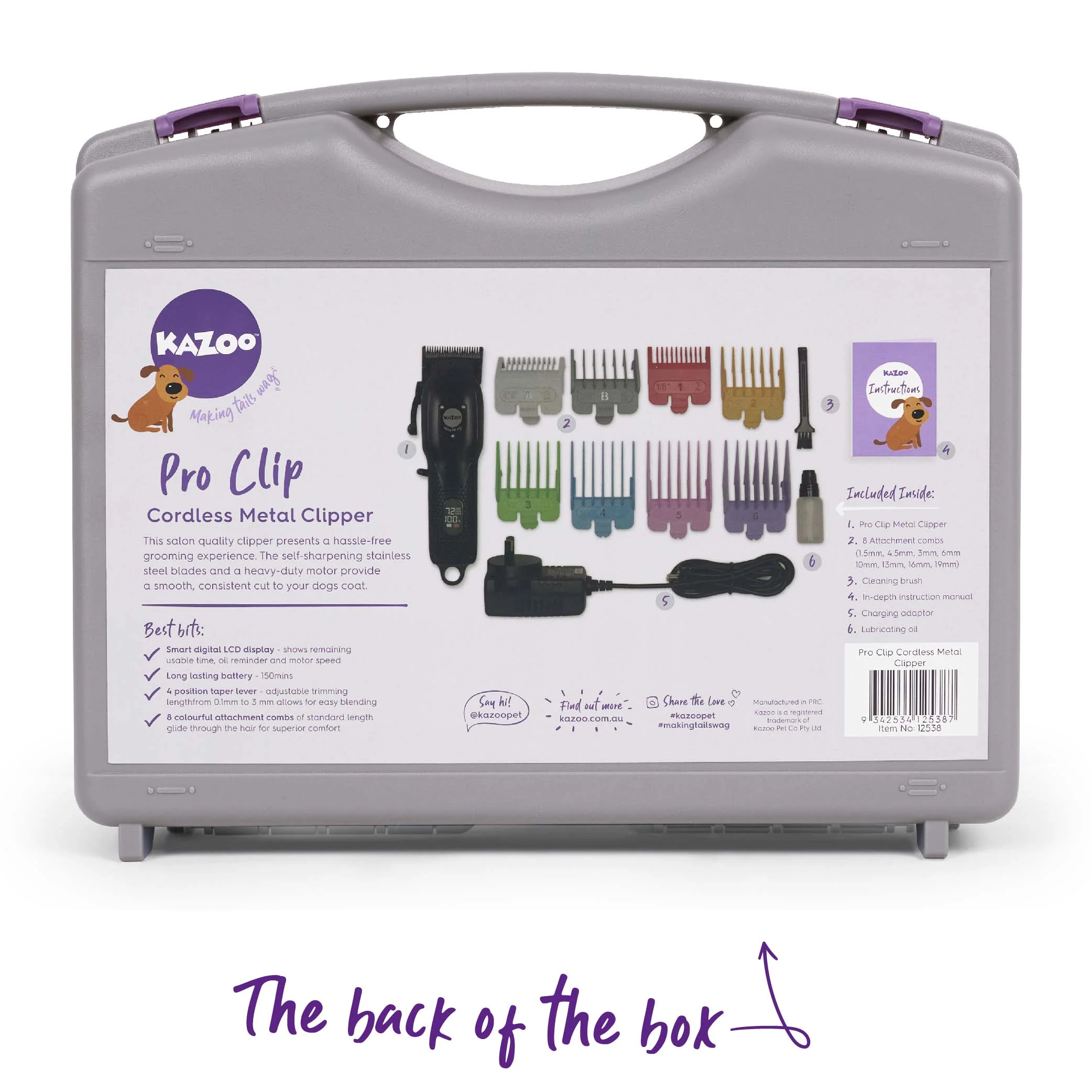 Pro Clip Cordless Metal Dog Clipper - Image 8