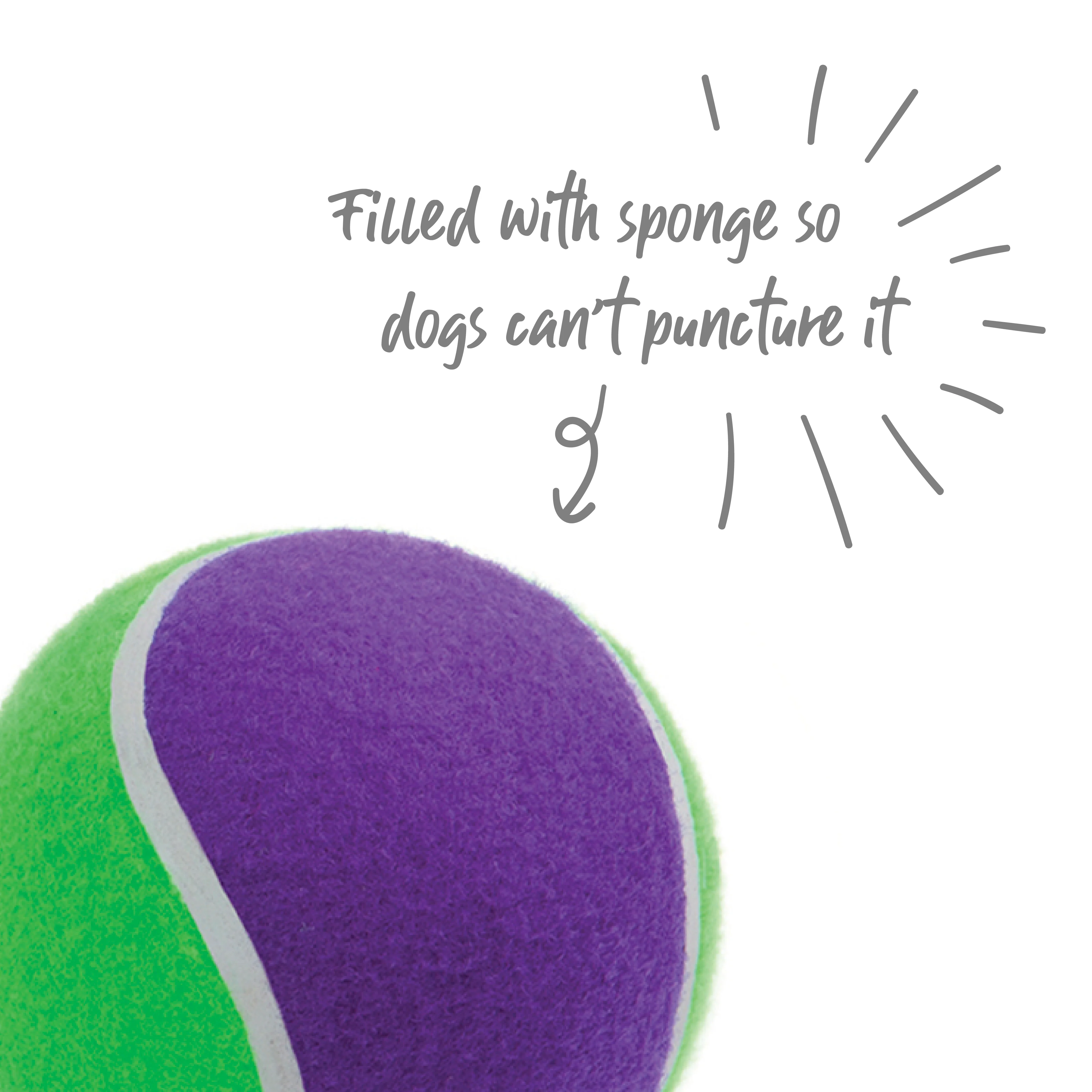 Puncture Proof Tennis Ball Dog Toy - Image 8