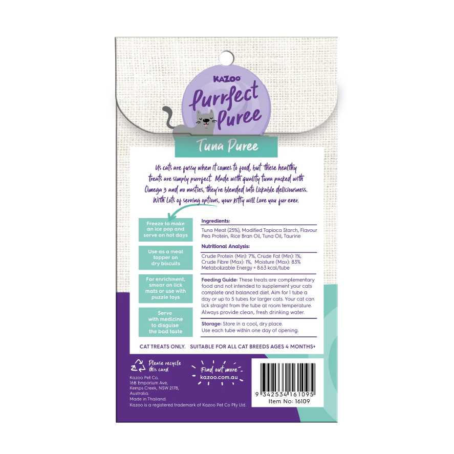 Purrfect Puree Cat Treat - Tuna - Image 4