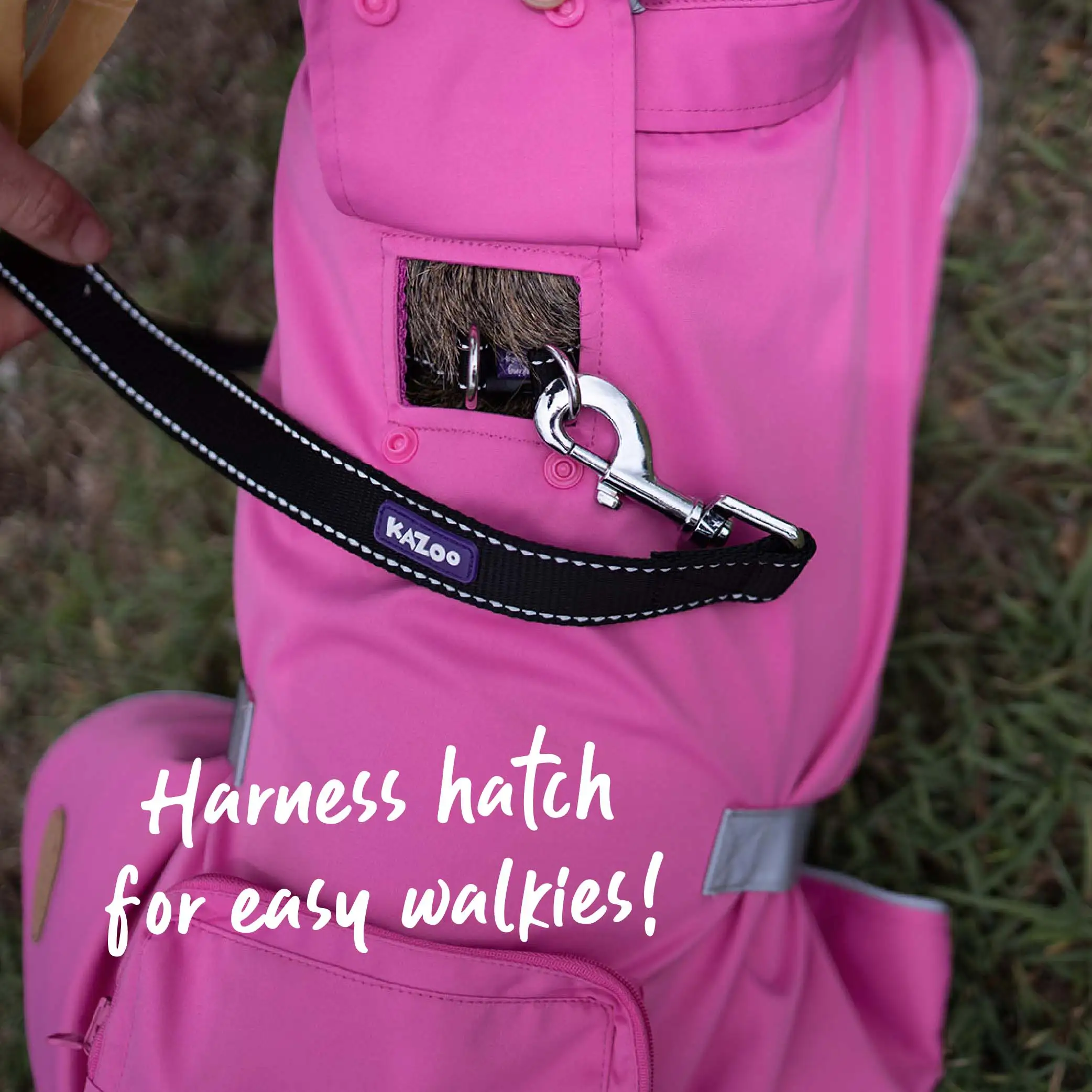 Rainy Days Dog Raincoat - Pink - Image 8