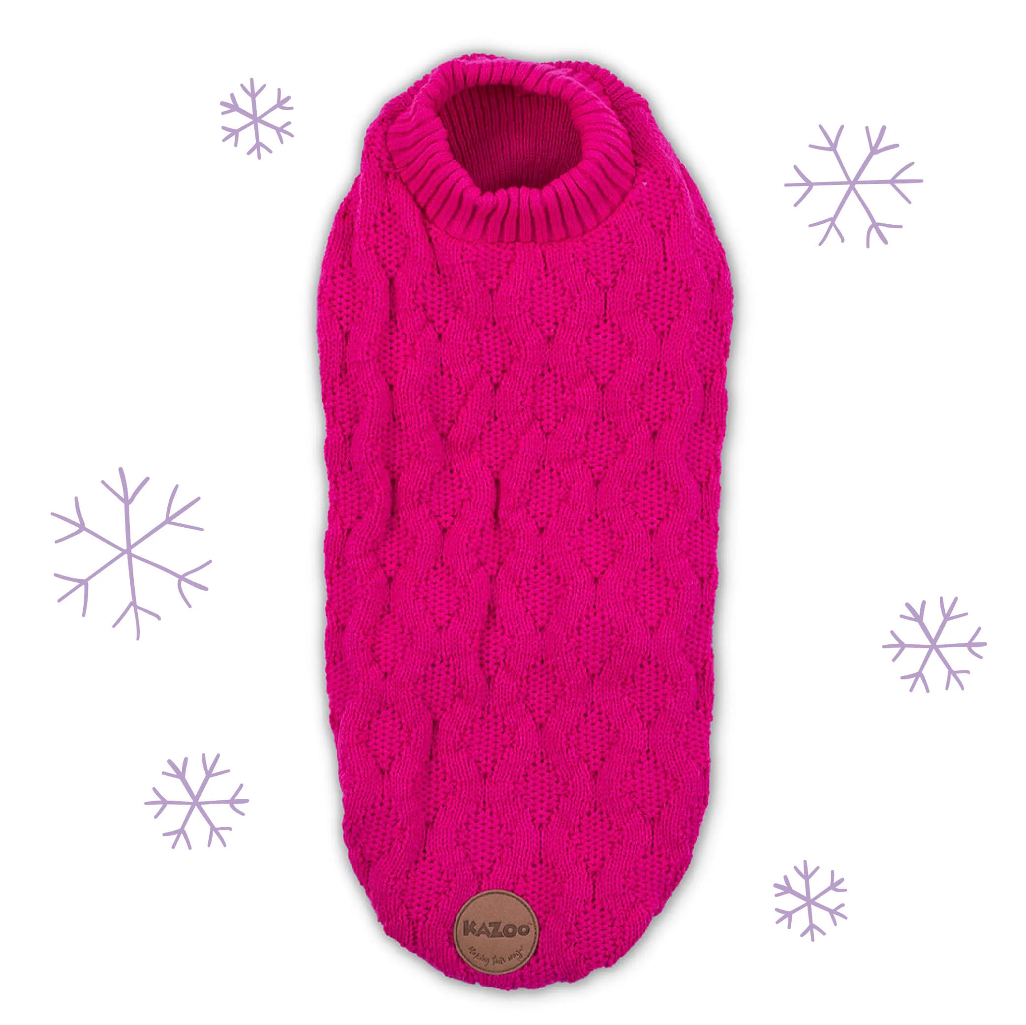 Raspberry Pink Dog Jumper - Image 2