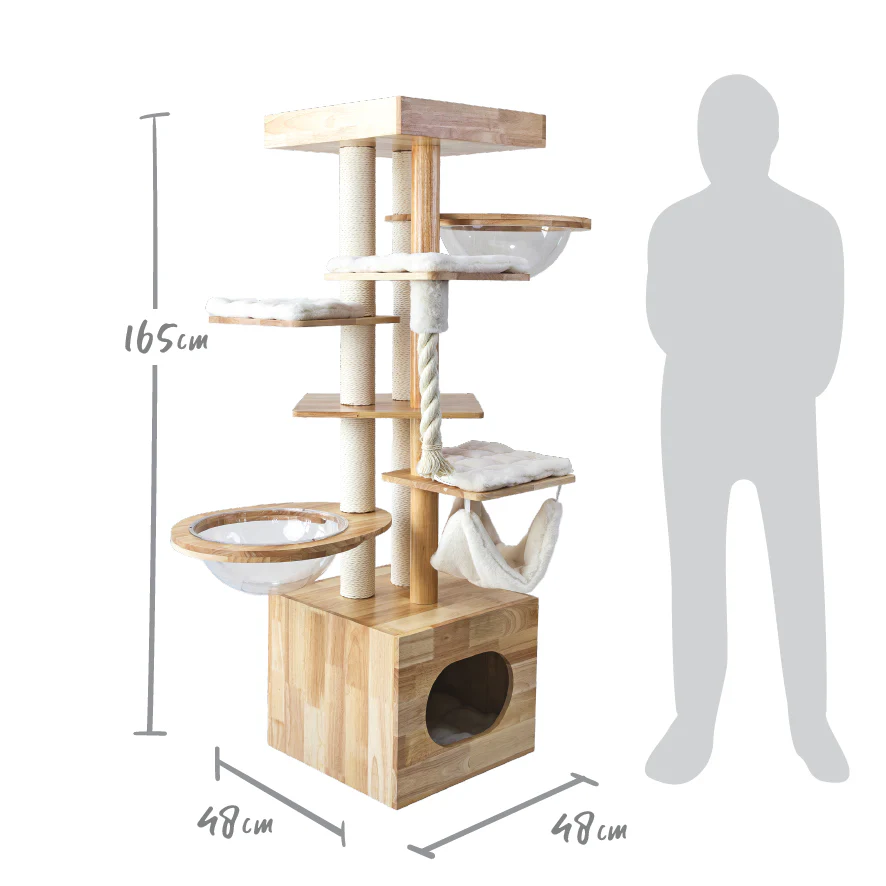 Scandi Cat Scratch Tree - Image 4
