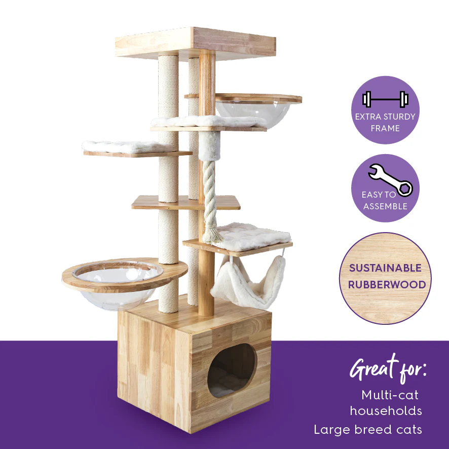 Scandi Cat Scratch Tree - Image 6