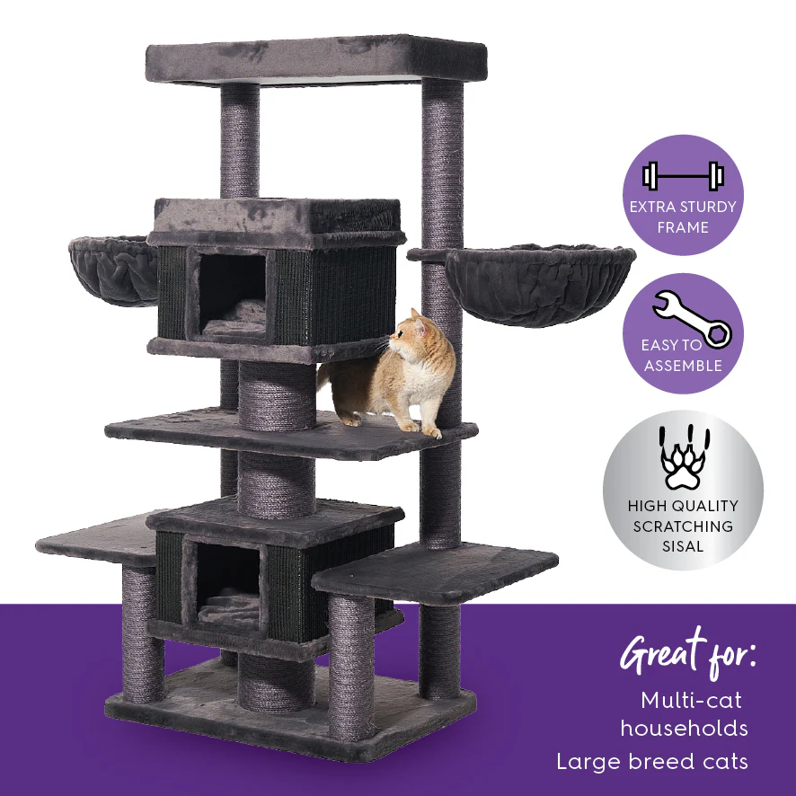 Scratchelor Pad Cat Tree - Grey - Image 5