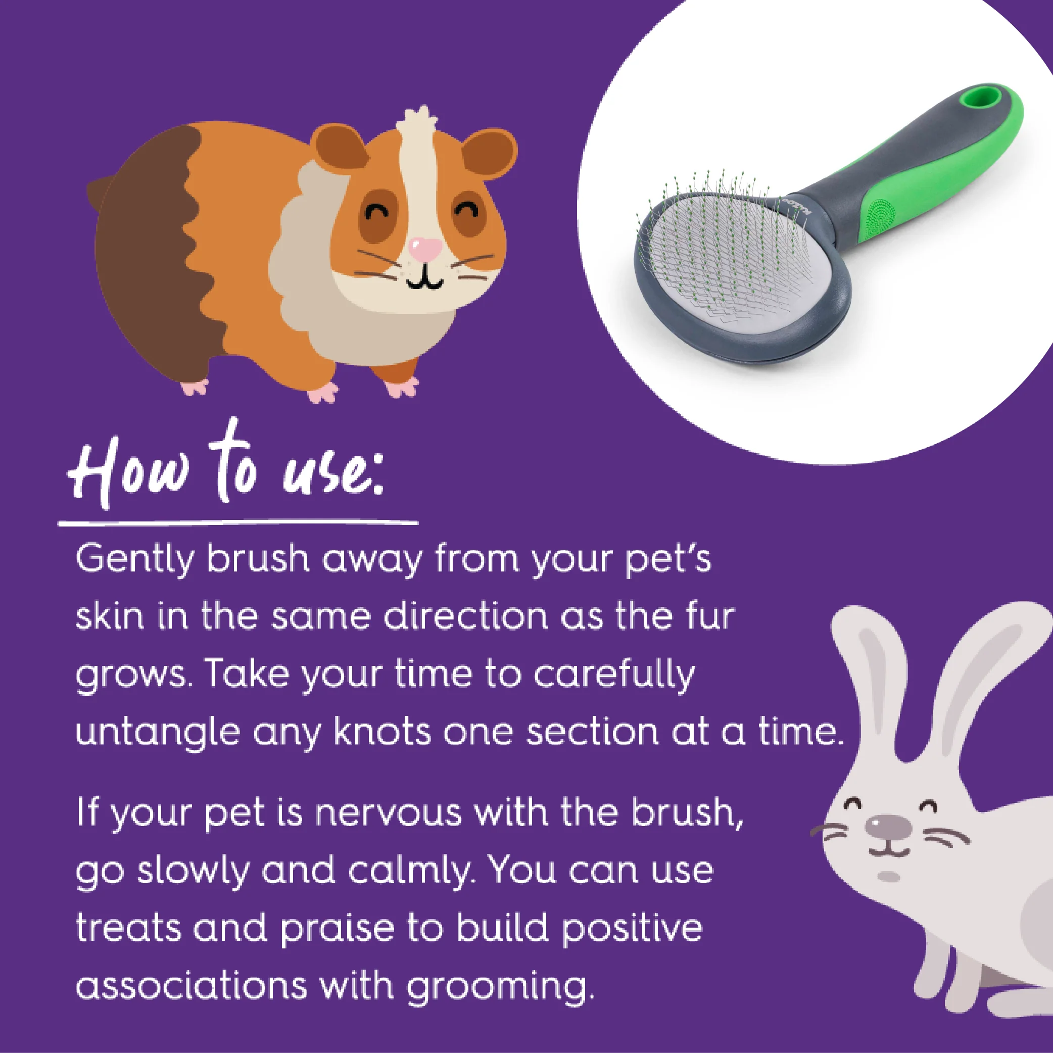 Small Animal Slicker Brush - Image 3