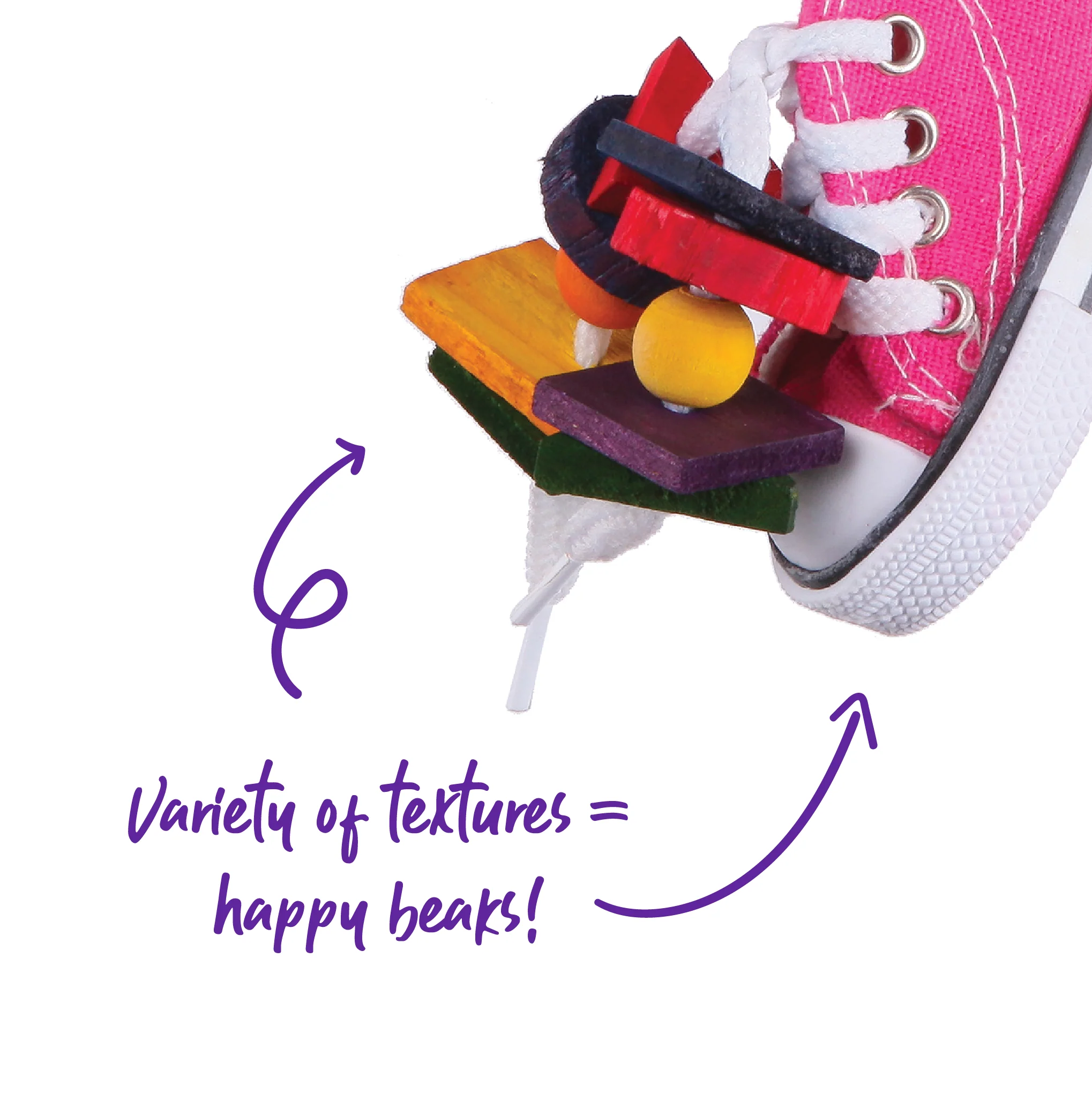 Sneaker & Chips Bird Toy - Image 3