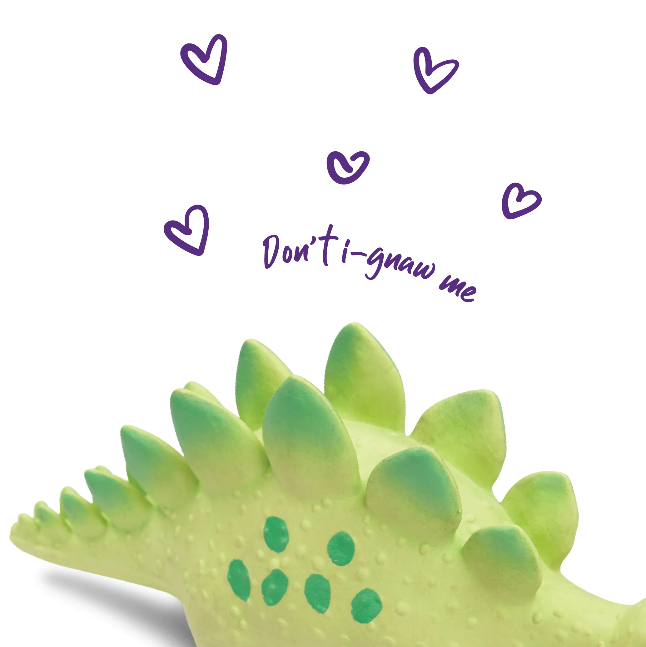 Squeaky Stegosaurus Dog Toy - Image 3