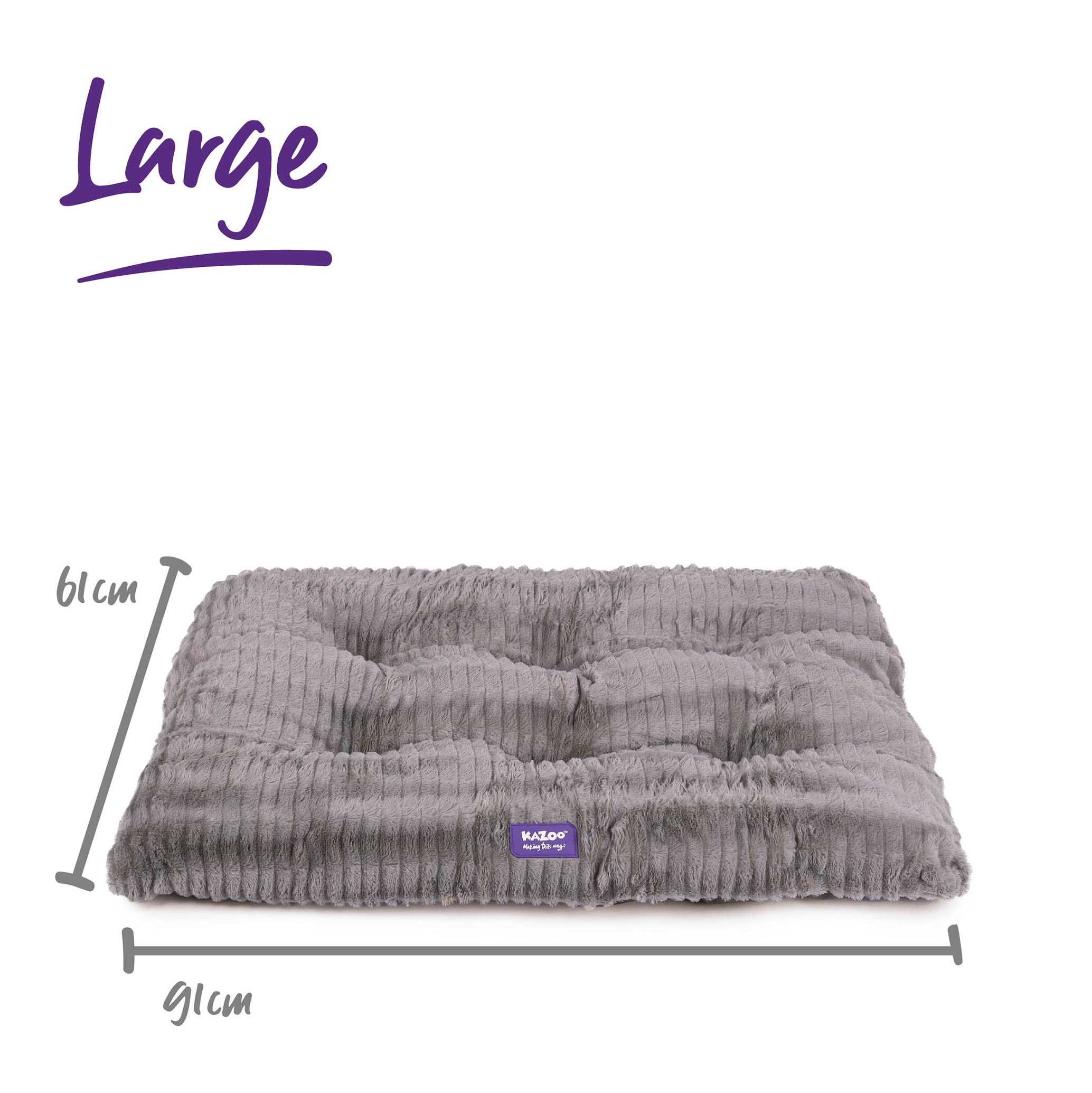 Storm Dog Pillow Bed - Grey - Image 9