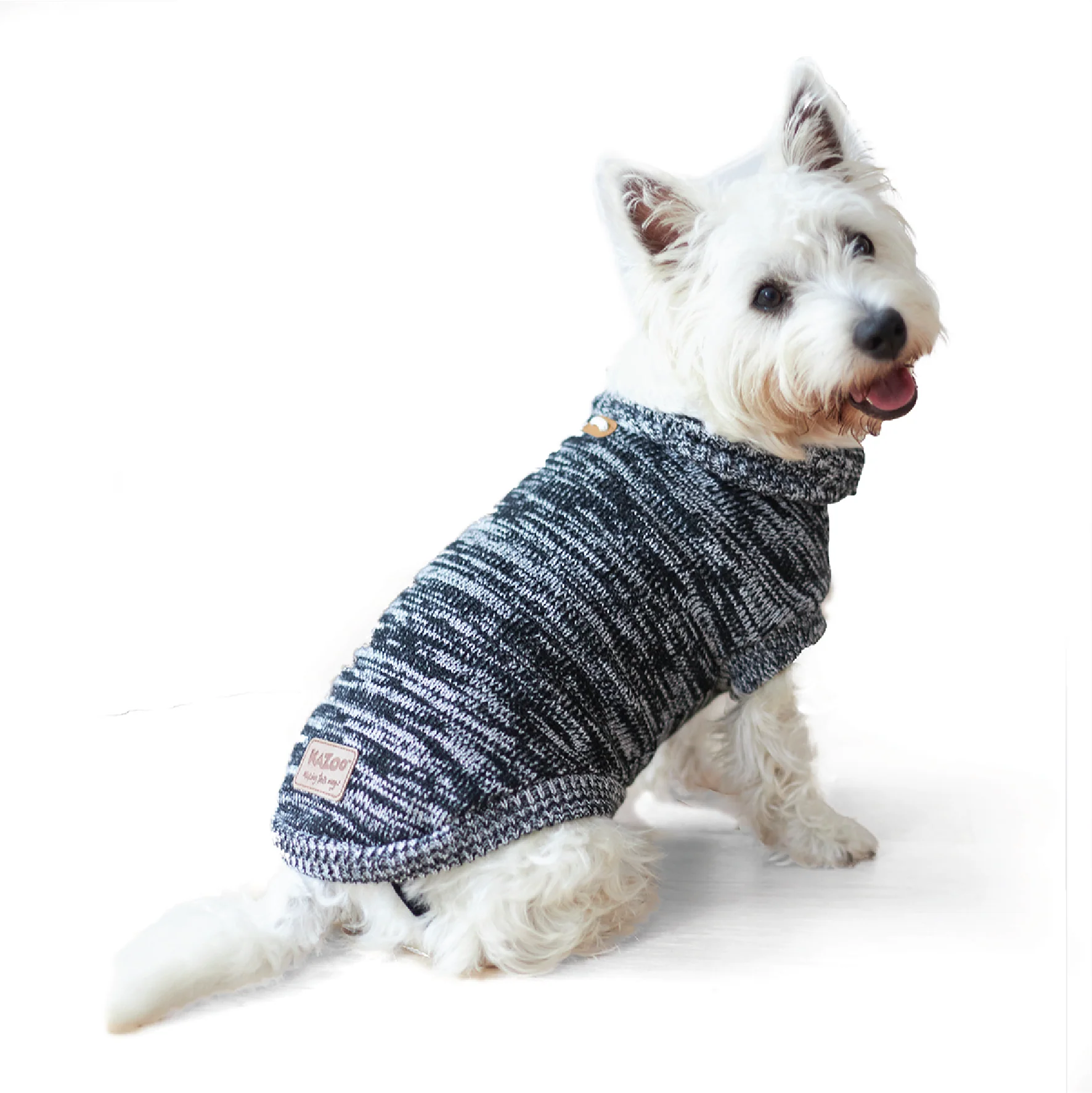 Stormy Skies Roll Neck Dog Jumper - Image 14