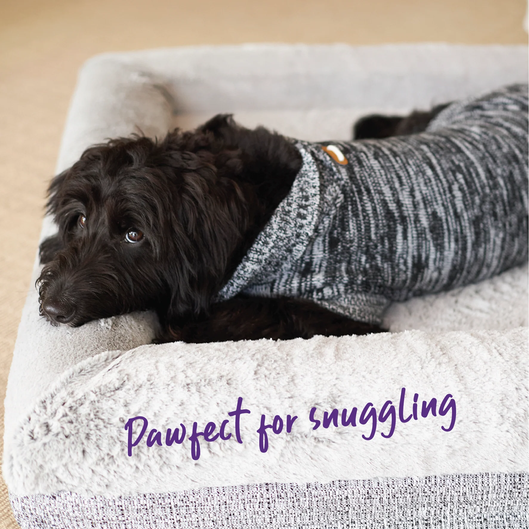 Stormy Skies Roll Neck Dog Jumper - Image 8