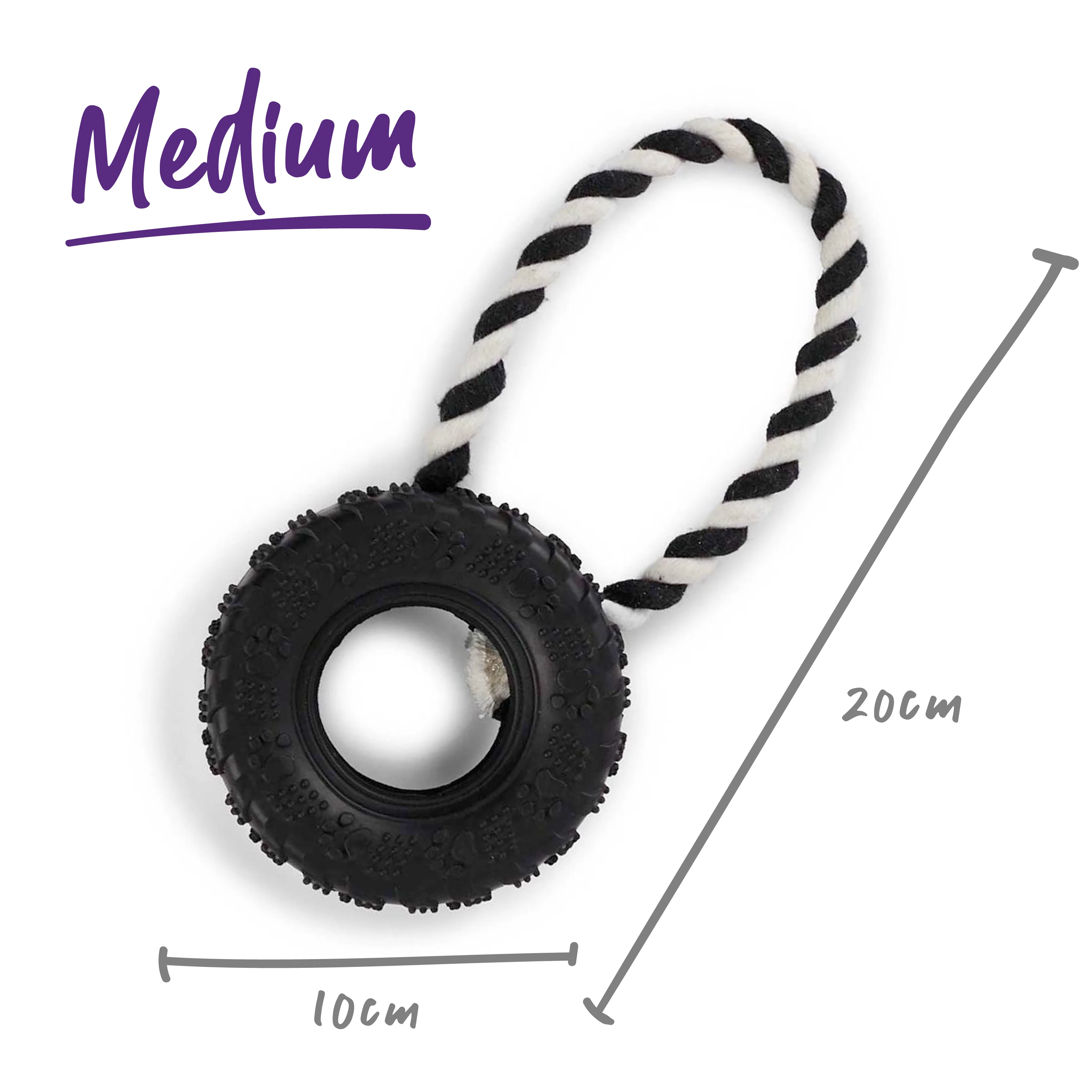 Toothy Tug Tyre Dog Toy - Image 8