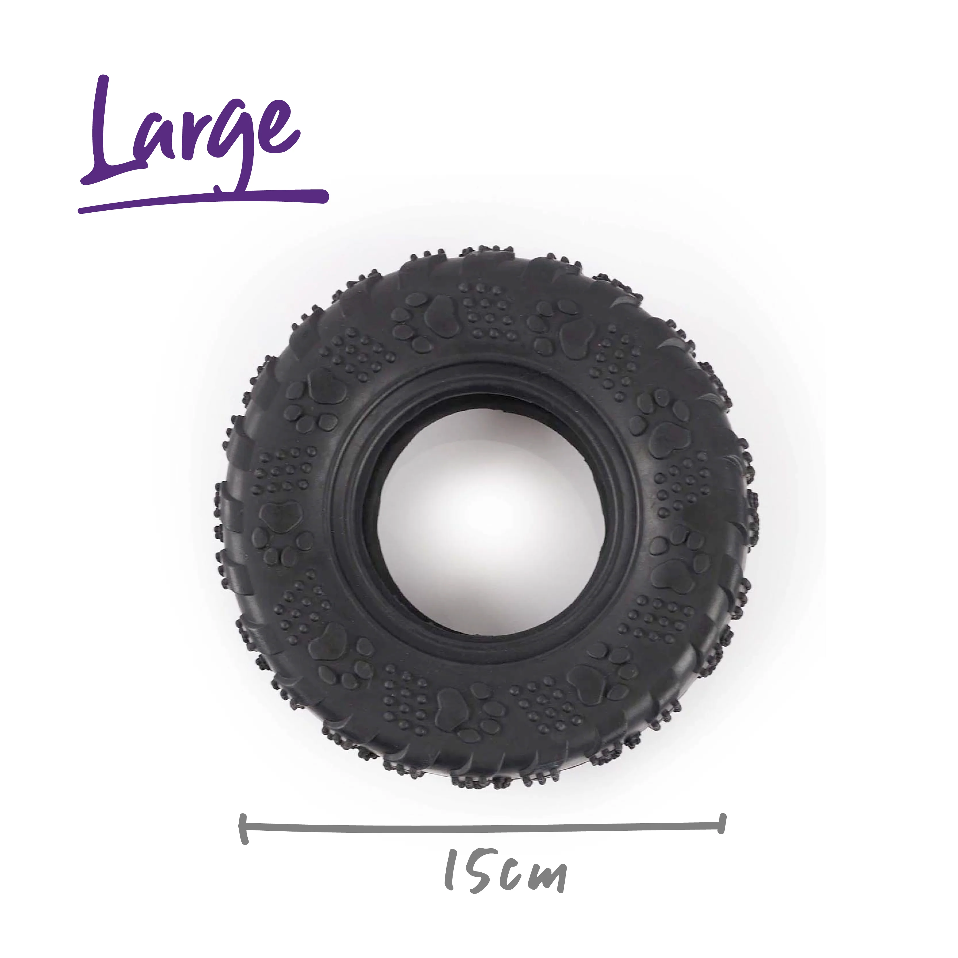 Toothy Tyre Dog Toy - Image 7