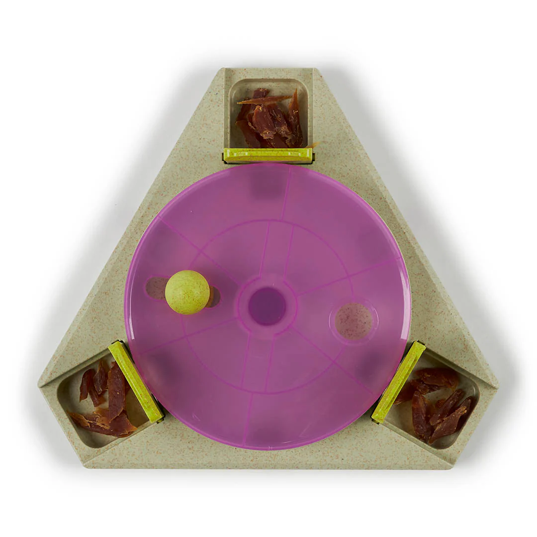 Triangle Turn Interactive Puzzle Play Cat Toy - Image 3