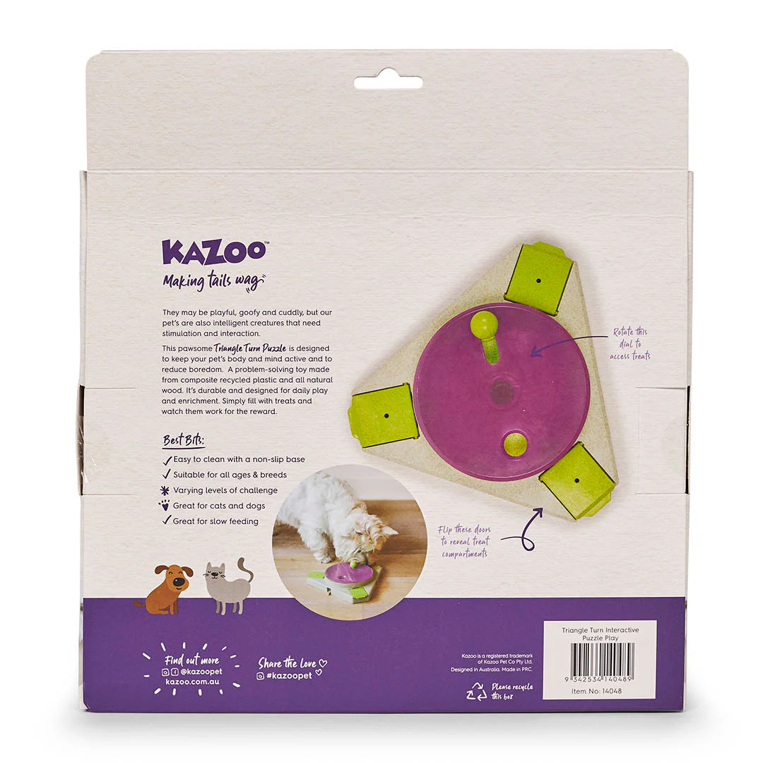 Triangle Turn Interactive Puzzle Play Cat Toy - Image 9
