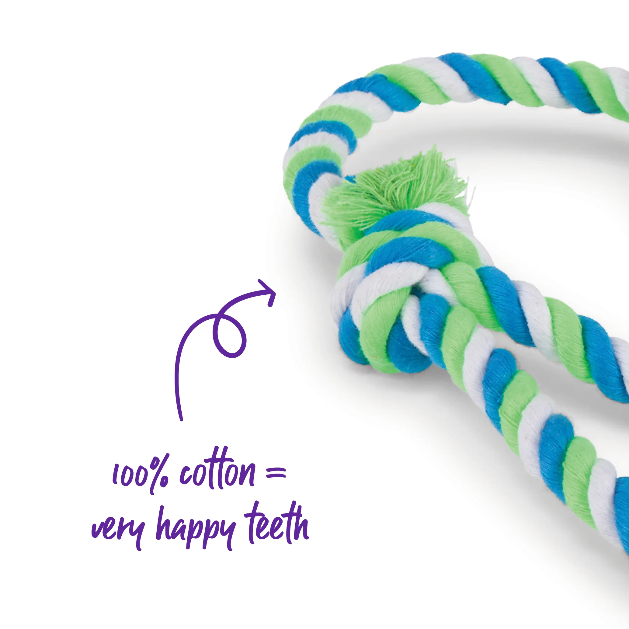 Twisted Rope Sling Tennis Ball Dog Toy - Image 7