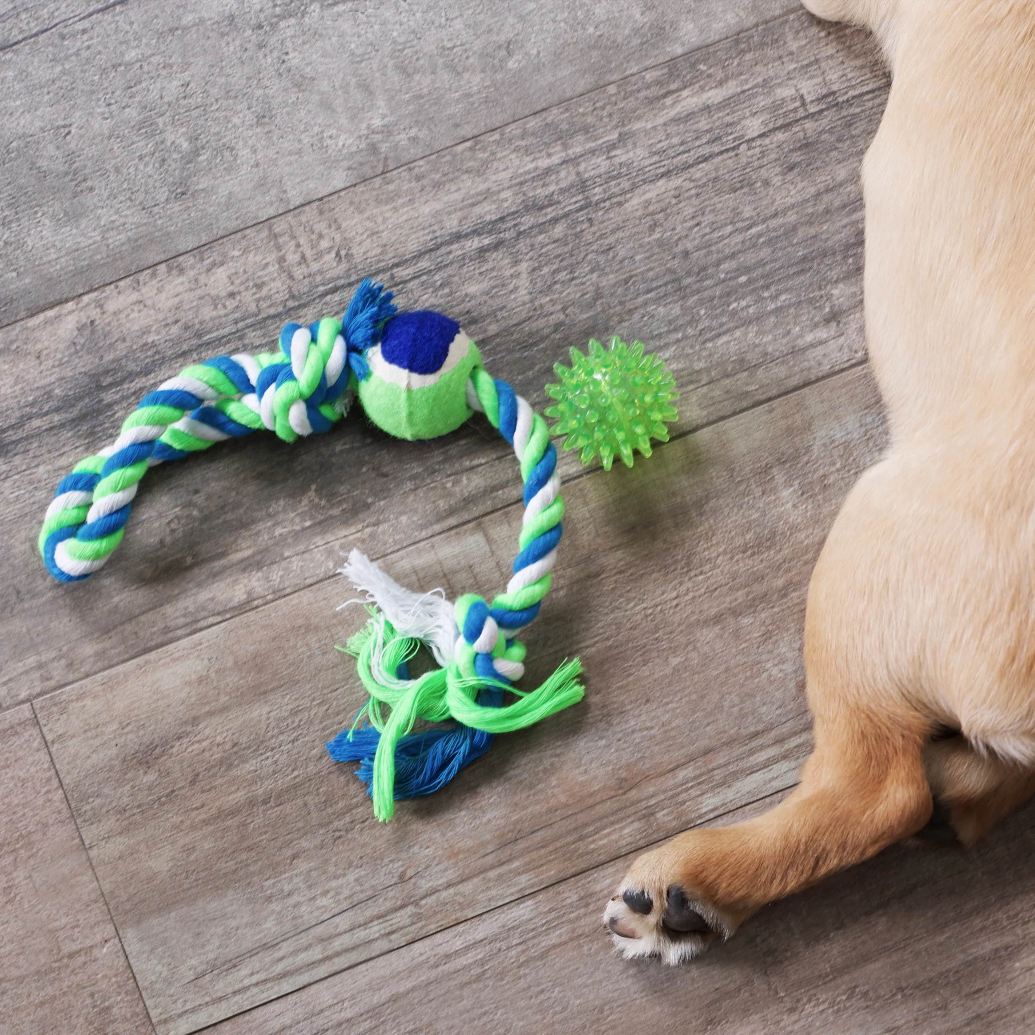 Twisted Rope Sling Tennis Ball Dog Toy - Image 8