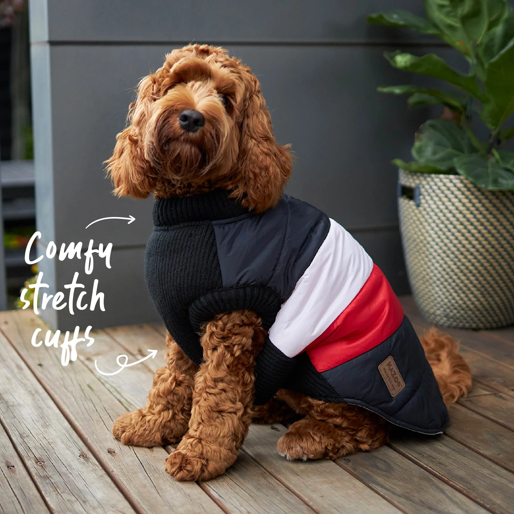Vovo Dog Puffer Jacket - Pink Kiss - Image 5