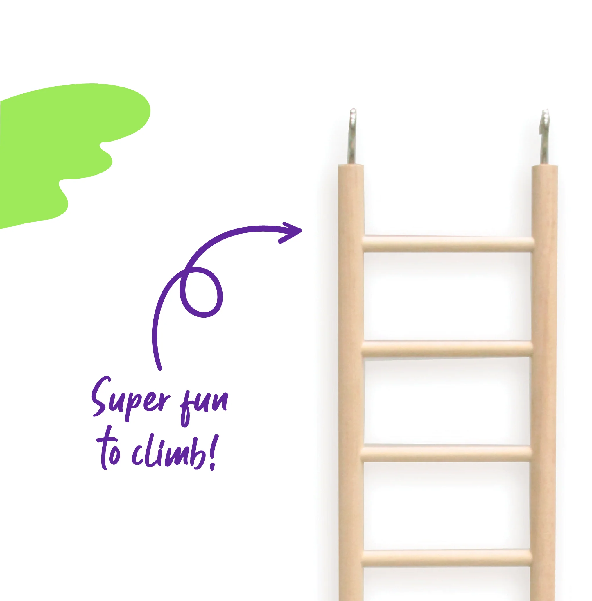 Wooden Bird Ladder - Image 2