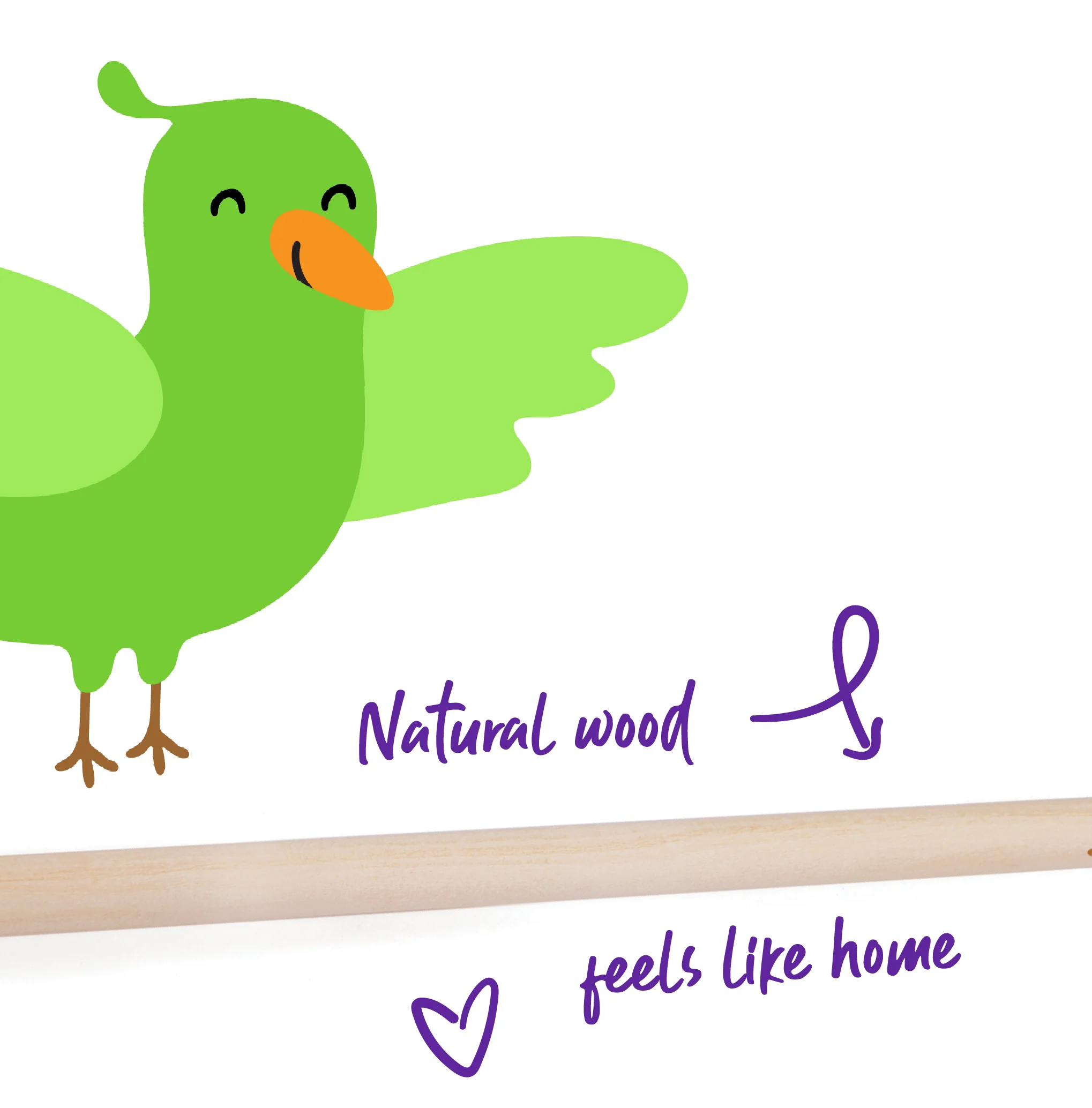 Wooden Bird Perch - Image 5